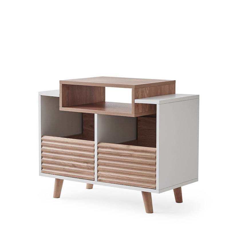 NorStone Oslo 800 vinylmeubel in wit met licht eiken