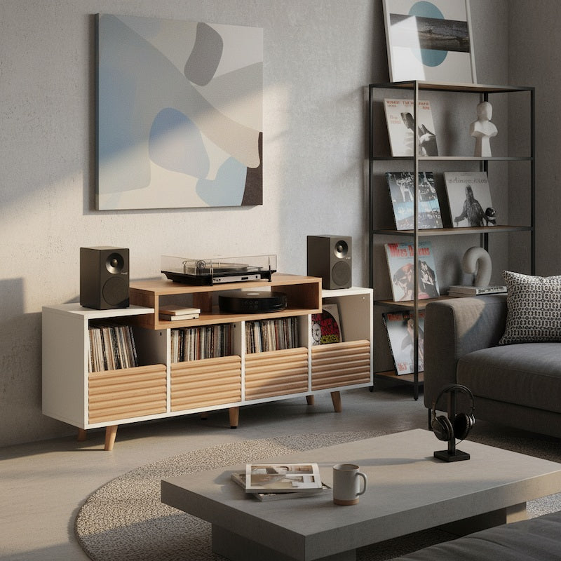 NorStone Oslo 1600 – Schallplattenregal für 320 LPs