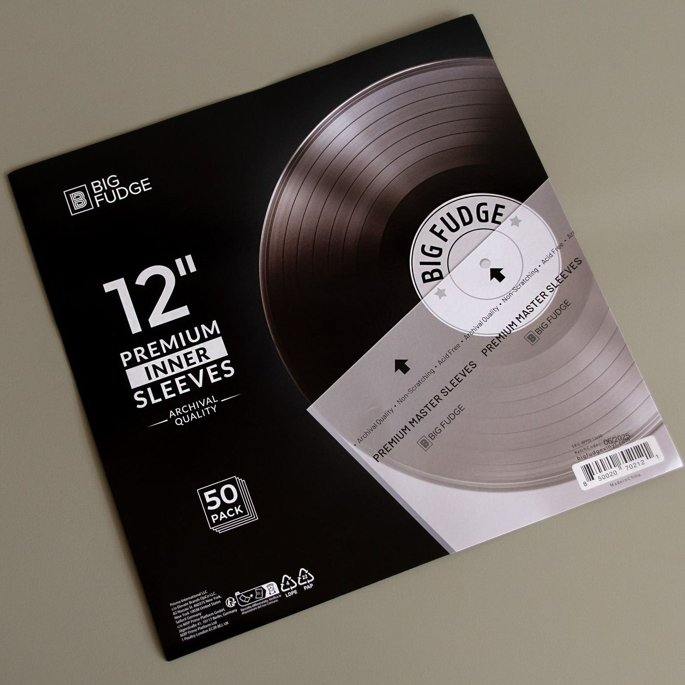 Premium Innenhüllen - Master Sleeves für 12" Schallplatten