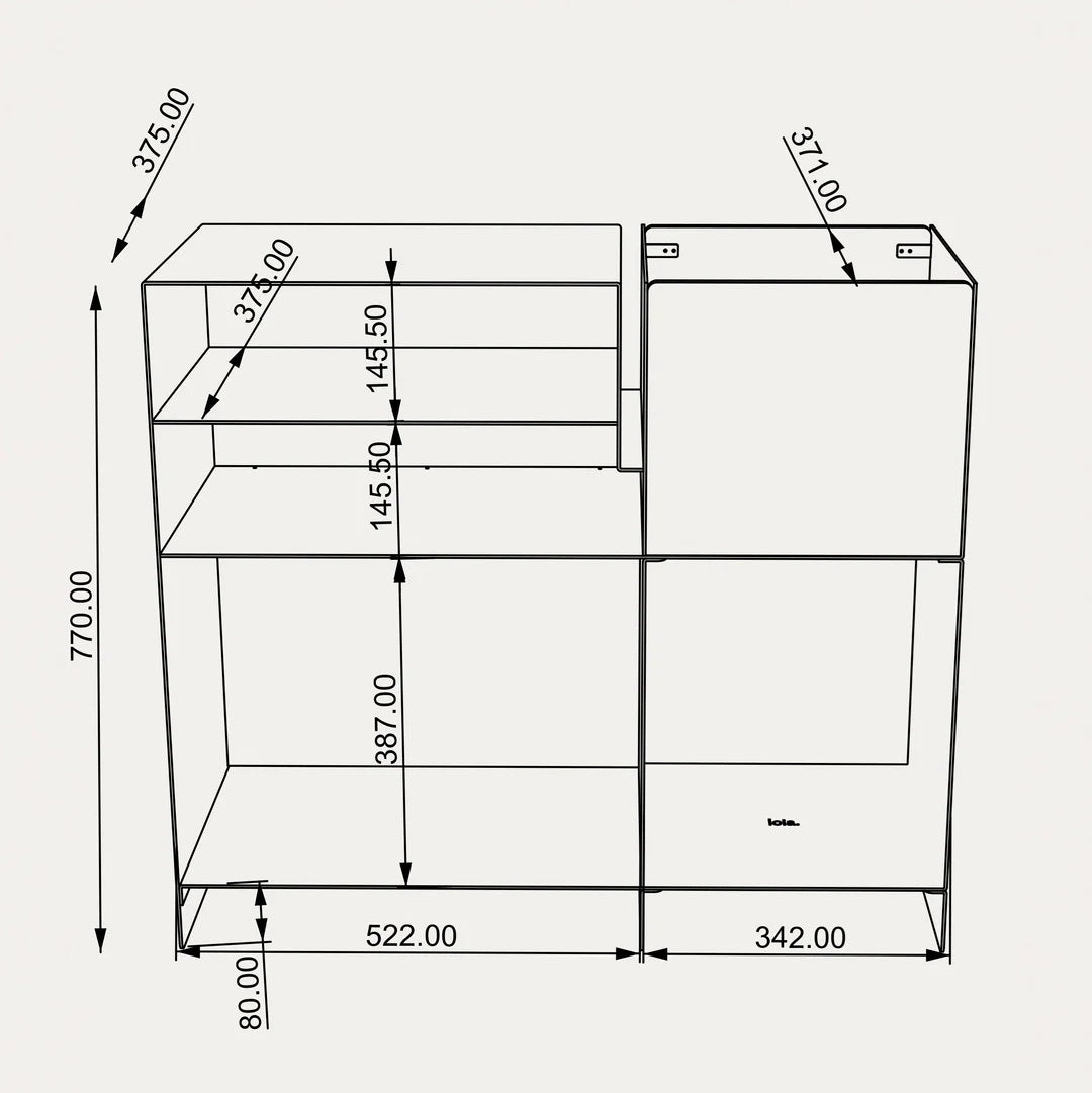 LOIA Le Meuble Digger Hi-Fi Furniture
